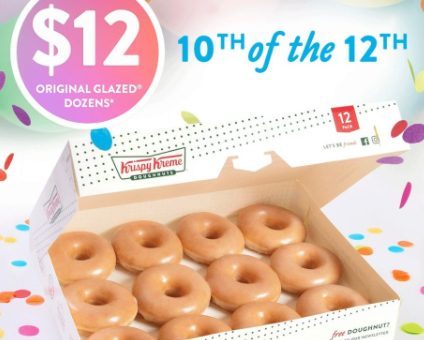 DEAL: Krispy Kreme - $12 Original Glazed Dozen In-Store 10 December, Click & Collect 11 December 2021 8