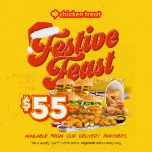 DEAL: Chicken Treat - $55 Festive Feast via Delivery 6