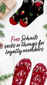 DEAL: Schnitz - Free Socks or Thongs with $30 Spend for Loyalty Members 4