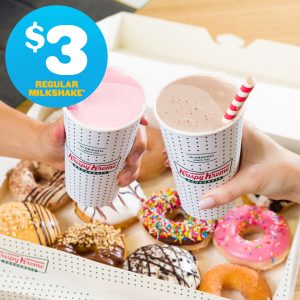 DEAL: Krispy Kreme - $3 Regular Milkshake 3