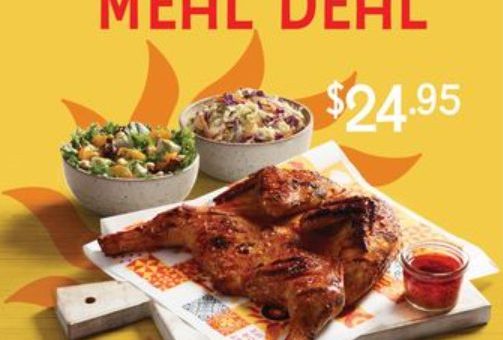 DEAL: Oporto $24.95 Chicken Meal Deal (Whole Chicken + 2 Sides) 6