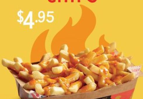 DEAL: Oporto - $4.95 Chilli Cheese Chips 5
