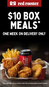 DEAL: Red Rooster - $10 Box Meals via Red Rooster Delivery (until 13 December 2021) 3