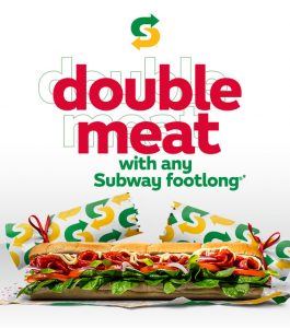DEAL: Subway - Double Meat with Any Subway Footlong via Subway App (13 December 2021) 3