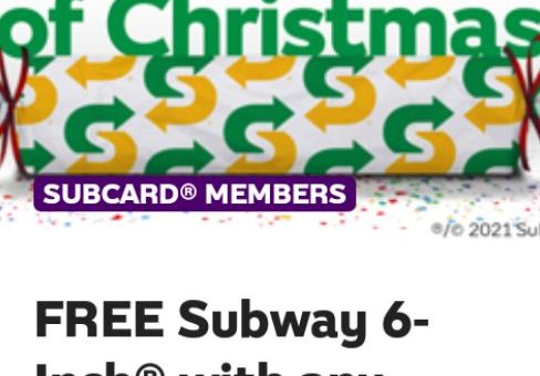 DEAL: Subway - Free 6-Inch Sub with Any 6-Inch and Drink Purchase via Subway App (15 December 2021) 8