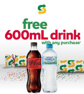 DEAL: Subway - Free 600ml Drink with Any Purchase via Subway App (7 December 2021) 3
