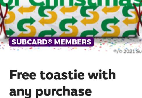 DEAL: Subway - Free Toastie with Any Purchase via Subway App (14 December 2021) 9