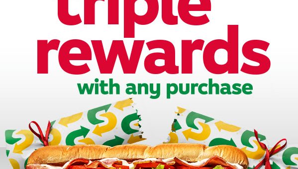 DEAL: Subway - Triple Rewards with Any Purchase via Subway App (until 6 June 2022) 3