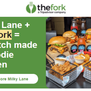 DEAL: TheFork - 1000 Yums ($20-$25 Value) with Milky Lane Booking until 30 November 2021 7