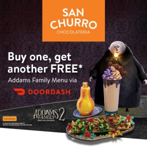 DEAL: San Churro - Buy One Get One Free Addams Family Menu Items (until 30 January 2022) 9