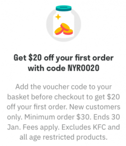 DEAL: Deliveroo - $20 off with $30 Minimum Spend for New Customers (until 30 January 2022) 6