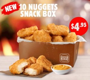 DEAL: Hungry Jack's - 18 Nuggets and 2 Medium Chips for $10 via App (until 7 March 2022) 17