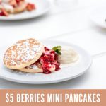 DEAL: Pancake Parlour – $5 Berries Mini Pancakes for Members via App