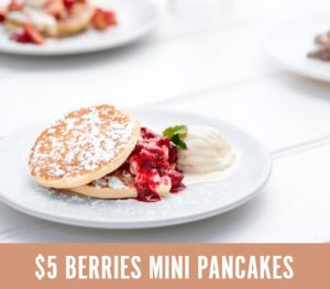 DEAL: Pancake Parlour - $5 Berries Mini Pancakes for Members via App 4