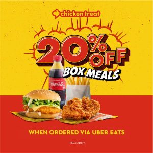 DEAL: Chicken Treat - 20% off Box Meals via Uber Eats (until 27 February 2022) 12