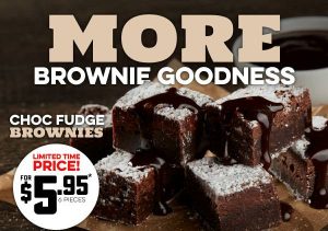 DEAL: Domino's - $3.95 Choc Fudge Brownies (7 July 2021) 6