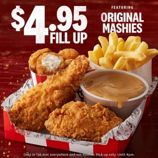 DEAL: KFC $4.95 Mashies Fill Up (Tasmania Only) 4