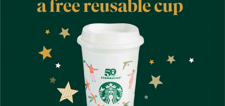 DEAL: Starbucks - Free Reusable Cup with $15 Spend 2