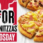 DEAL: Pizza Hut 2 For 1 Tuesdays – Buy One Get One Free Pizzas & Schnitzzas Pickup (24 May 2022)