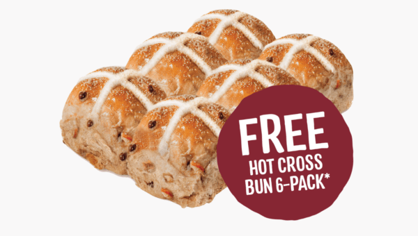 DEAL: Bakers Delight - Free Hot Cross Bun 6 Pack with Purchase for New Dough Getters Loyalty Program Users 1