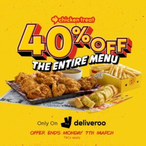 DEAL: Chicken Treat - 40% off Entire Menu via Deliveroo (until 7 March 2022) 4