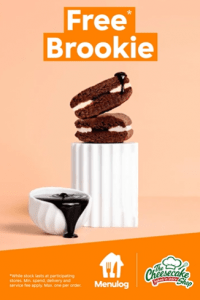 DEAL: The Cheesecake Shop - Free Brookie with $20 Spend via Menulog 3