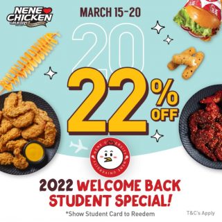 DEAL: Nene Chicken - 10% off for Students (until 27 February 2022) 2