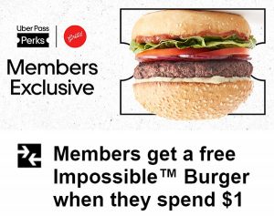 DEAL: Grill'd - Free Impossible Burger with $1 Spend for Uber Pass Members (until 30 March 2022) 9