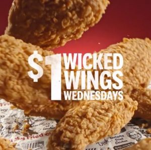 DEAL: KFC $1 Wicked Wing Wednesdays via App (Selected Stores) 8