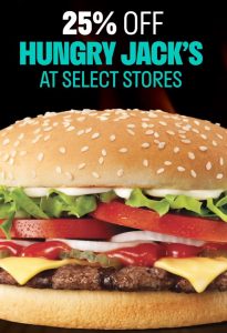DEAL: Hungry Jack's - 25% off with $25+ Spend at Selected Stores via Deliveroo (until 24 April 2022) 6