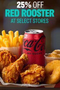 DEAL: Red Rooster - 25% off with $20+ Spend for Deliveroo Plus Members (until 8 May 2022) 1