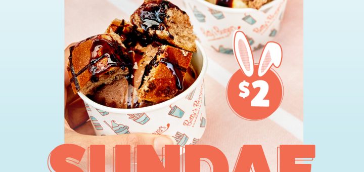 DEAL: Betty's Burgers - $2 Easter Sundae (until 18 April 2022) 6