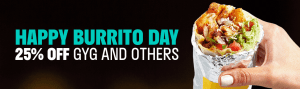 DEAL: Deliveroo - 25% off at Selected Mexican Restaurants including GYG, Mad Mex & More (until 14 April 2022) 1