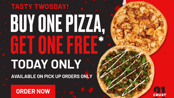 DEAL: Crust - Buy One Get One Free Pizzas Pickup (19 April 2022) 9
