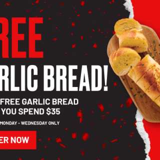 DEAL: Crust - Free Garlic Bread with $35 Spend (until 6 April 2022) 5