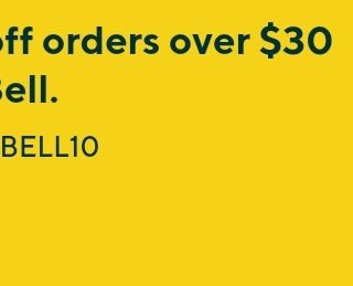 DEAL: Taco Bell - $10 off with $30 Minimum Spend via DoorDash 7