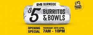 DEAL: Guzman Y Gomez Burnside VIC - $5 Burrito or Burrito Bowl (28 April 2022) 3