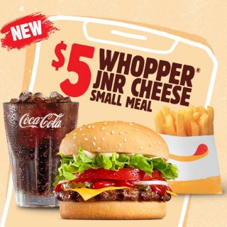 DEAL: Hungry Jack's - $5 Whopper Junior Cheese Small Meal via App 7