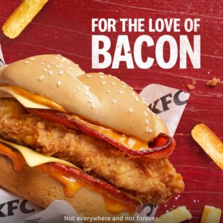 NEWS: KFC Bacon Lovers Burger with Baconnaise sauce 9