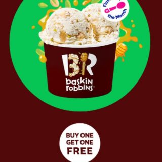 DEAL: Baskin Robbins - Buy One Get One Free Baklava 1 Scoop Waffle Cone for Club 31 Members 5