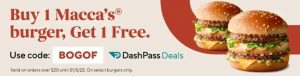DEAL: McDonald's - Buy One Get One Free Selected Burgers with $20+ Spend via DoorDash (until 31 May 2022) 34