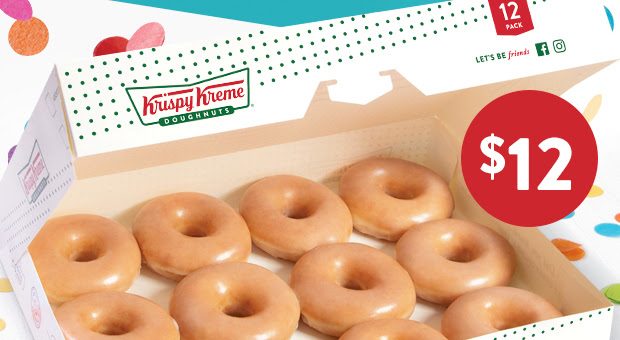 DEAL: Krispy Kreme - $12 Original Glazed Dozen In-Store on 12 May + Click & Collect on 13 May 2022 1