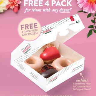 DEAL: Krispy Kreme - Free Mother's Day 4 Pack with Any Dozen Purchase (8 May 2022) 7
