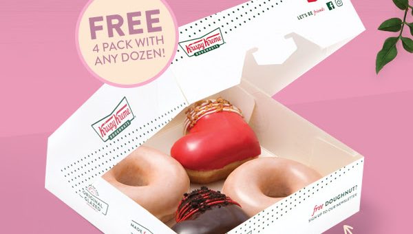 DEAL: Krispy Kreme - Free Mother's Day 4 Pack with Any Dozen Purchase (8 May 2022) 4