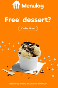 DEAL: Menulog - Free Dessert with $25+ Spend at Participating Restaurants 8