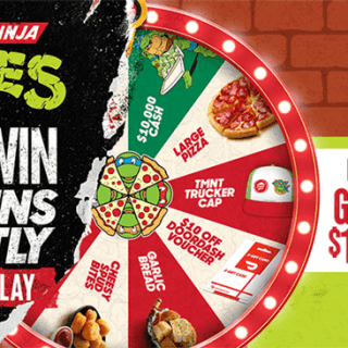 Pizza Hut Spin to Win - 1 in 3 Chance to Instantly Win Share of $1,225,726 Worth of Prizes with $5+ Order 5
