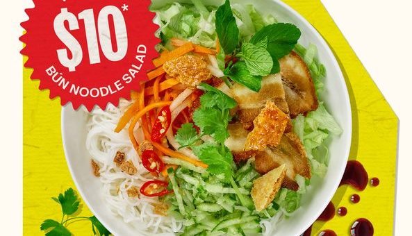 DEAL: Roll'd - $10 Bún Noodle Salad via App or Website (until 5 June 2022) 1