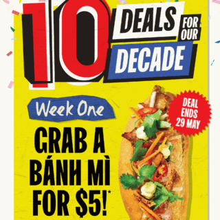 DEAL: Roll'd - $5 Banh Mi via App or Website (until 29 May 2022) 9