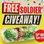 DEAL: Roll’d – Free Soldier Rice Paper Roll with Any Purchase (11am-2pm 19 May 2022)