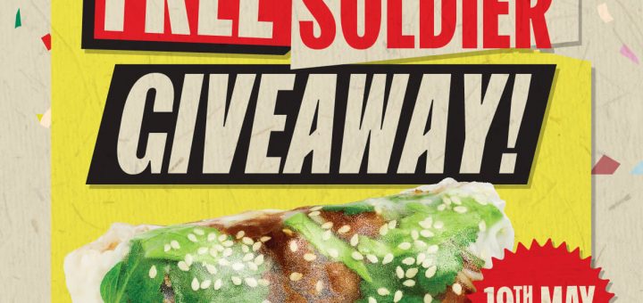 DEAL: Roll'd - Free Soldier Rice Paper Roll with Any Purchase (11am-2pm 19 May 2022) 9